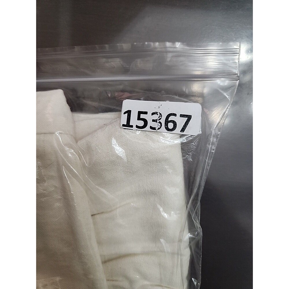 Old Navy Linen Blend Wide Leg Pants Womens L White Pull On Beach Vacation NEW - Picture 12 of 12